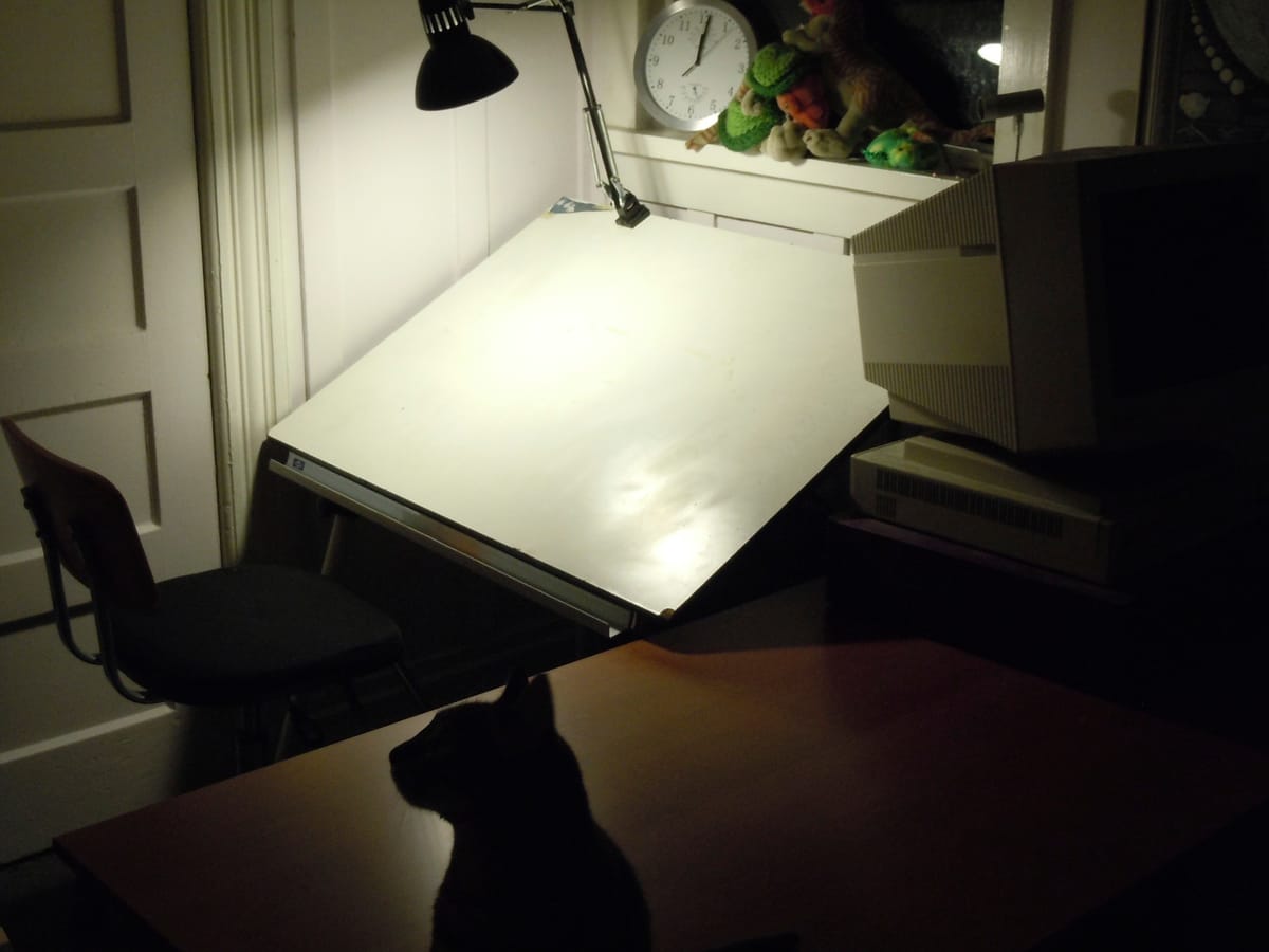 Studio setup underway